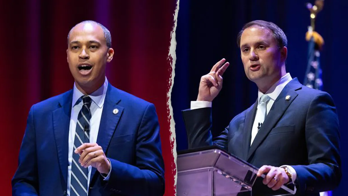 Jay Jones i Jason Miyares raspravljaju u Richmondu