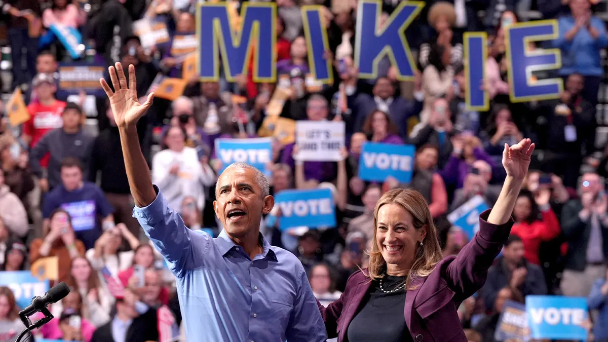 Obama i Mikie Sherrill