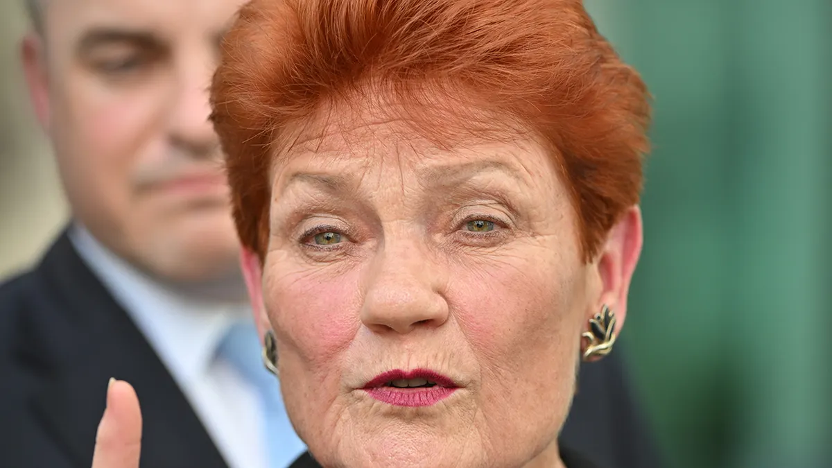 Australska vođa jedne nacije Pauline Hanson