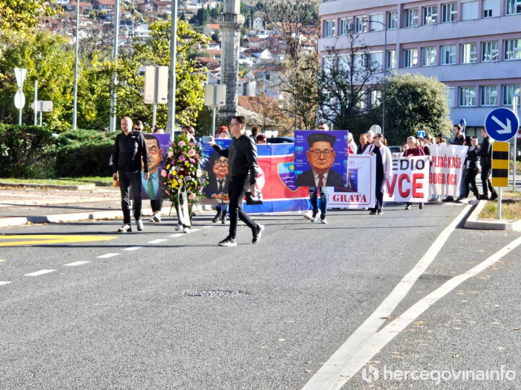 Prosvjed medicinara u Mostaru