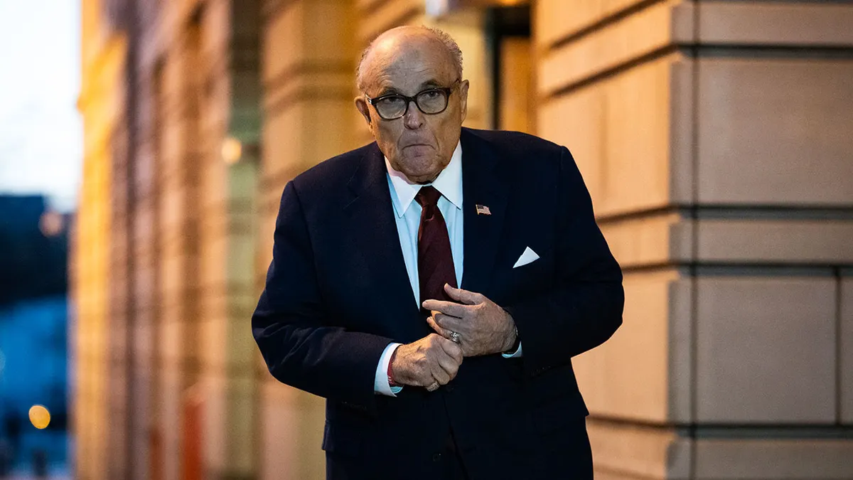 Rudy Giuliani pojavljuje se na sudu u Washingtonu DC, zbog slučaja klevete