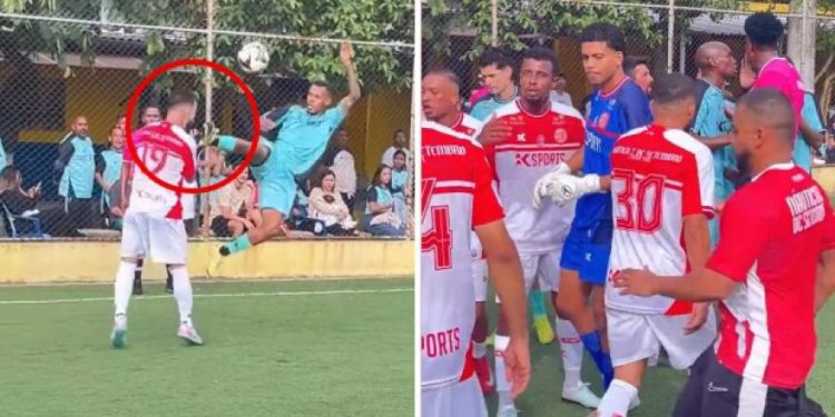 udarac protivnika u lice i skora borba