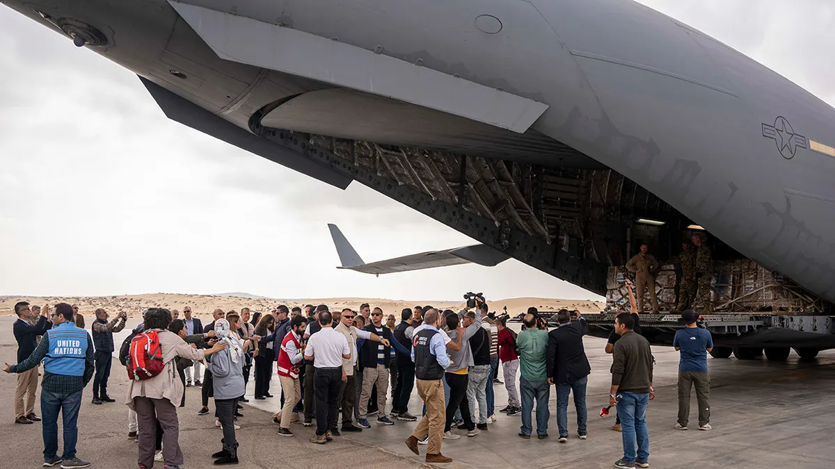 USAID isporučuje stranu pomoć stanovnicima Gaze.
