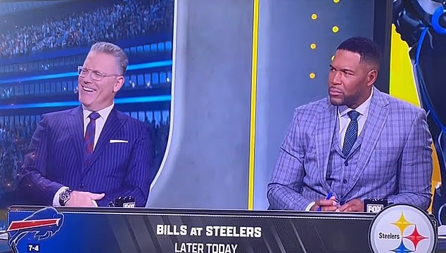 Kad je završio, čak su i njegovi kolege Howie Long i Michael Strahan bili zbunjeni