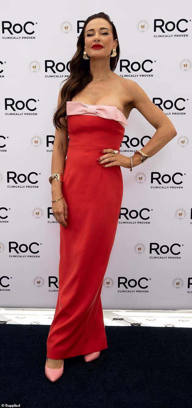 Zvijezda Real Housewives of Melbourne u srijedu je šuškala o svojoj vezi dok je ROC lansirao novi proizvod za njegu kože u The Royceu u Melbourneu