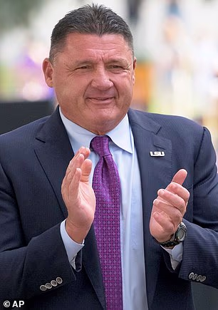 Orgeron je prije toga primio Trumpov poziv za čestitku nakon što je osvojio Peach Bowl 2019.