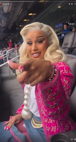 Cardi B je u nedjelju navijala za svog NFL dečka