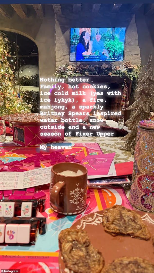 Svojim je pratiteljima pričala o aktivnostima i osvježenju koje je imala pri ruci dok se opuštala tijekom blagdanskog odmora s najdražima.