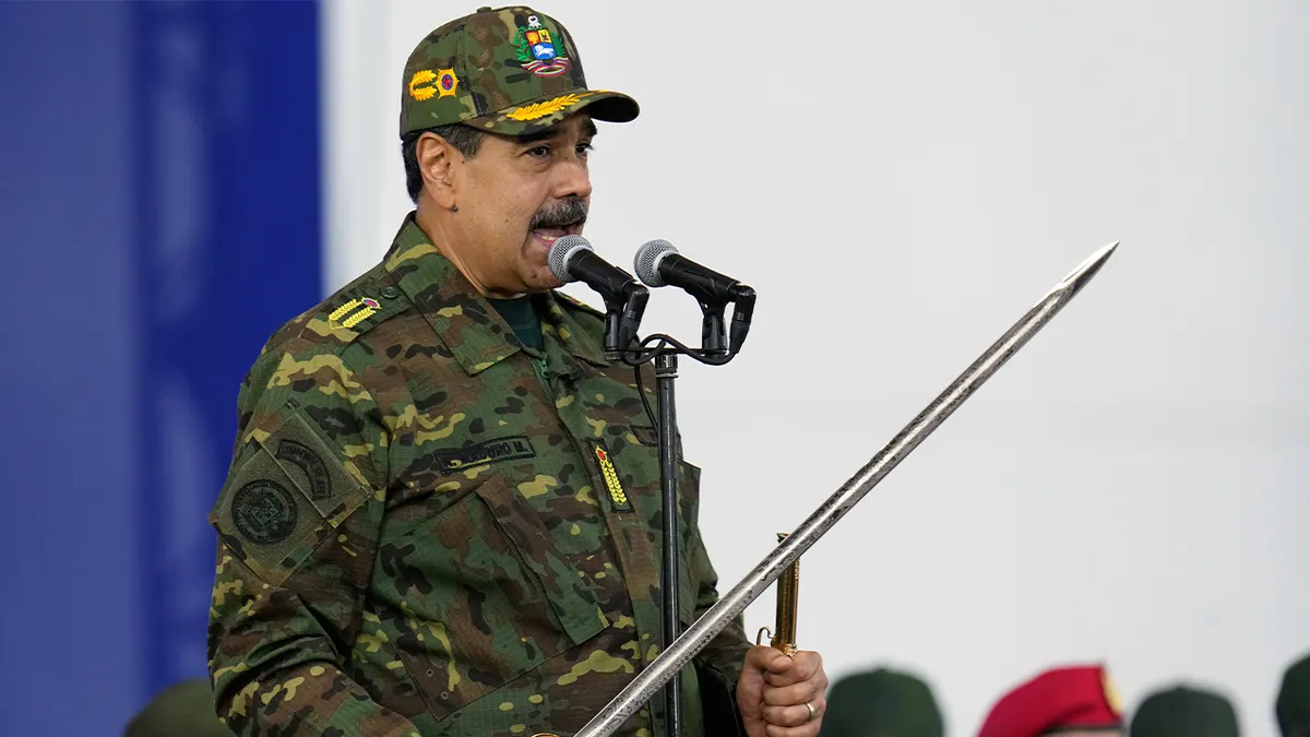 Predsjednik Venezuele Nicolas Maduro u govoru na vojnoj akademiji