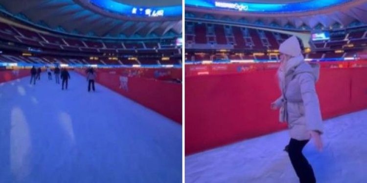 Atleticov stadion pretvara se u ogromno klizalište