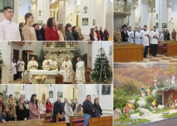 Biskup Glasnović predvodio božićnu polnoćku: ‘Božić nije bijeg od stvarnosti, nego njezino preobraženje’