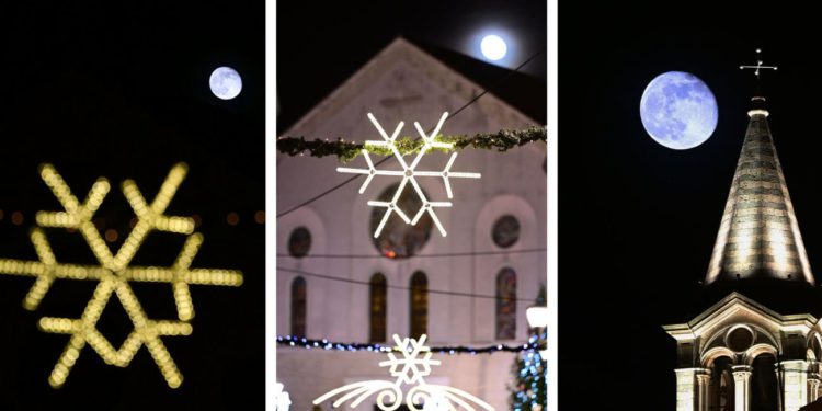 Čarolija nad gradom: Pun mjesec osvijetlio sinjsku noć