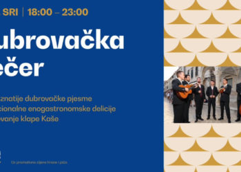 Dođite na Dubrovačku večer! Uživajte u hitovima Tereze, Mila i Trubadura uz promotivne cijene hrane i pića