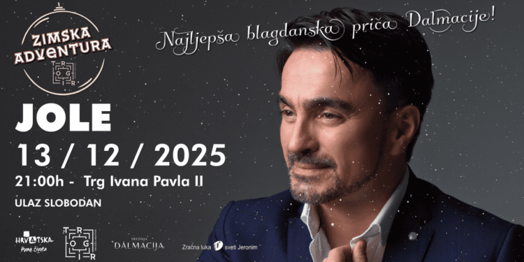 Drugi adventski vikend u Trogiru donosi koncerte Aerodroma i Jole