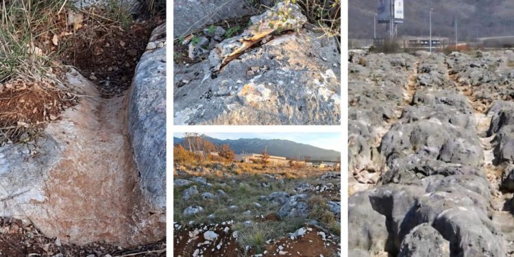 FOTOGALERIJA Bageri uništili 2 tisuće godine staru antičku cestu u zaleđu Splita