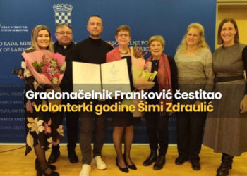 Franković čestitao volonterki godine Šimi Zdraulić