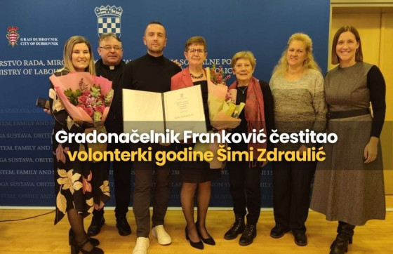 Franković čestitao volonterki godine Šimi Zdraulić