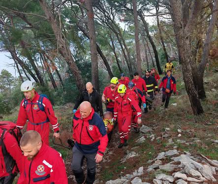 HGSS o noćnoj akciji na Marjanu: 100 ljudi je sudjelovalo u potrazi