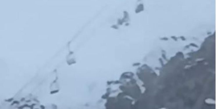 Hertnerova smrt, slike žičare nakon urušavanja