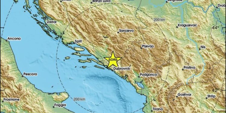 Jeste li ga osjetili? Potres ponovno pogodio dio Dalmacije: “Zaljuljali se stolovi i namještaj”
