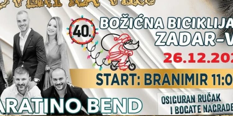 Jubilarno četrdeseto izdanje biciklijade od Zadra do Vira