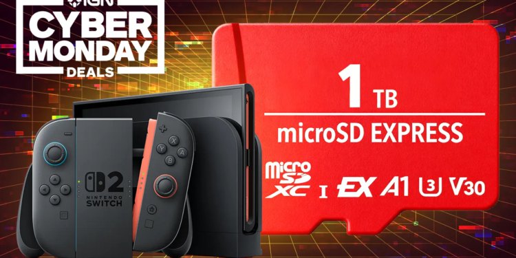 Mega-veličina 1TB Nintendo Switch 2 memorijska kartica pada na najnižu cijenu ikada za Cyber ponedjeljak