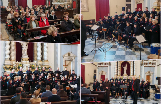 Mješoviti zbor Ina nastupio u crkvi Male braće (FOTO)