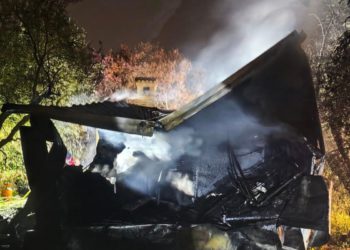 Mobilna kućica izgorjela kod Umaga