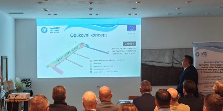 Predstavljen projekt „Izgradnja luke otvorene za javni promet lokalnog značaja Dajla–Belveder“