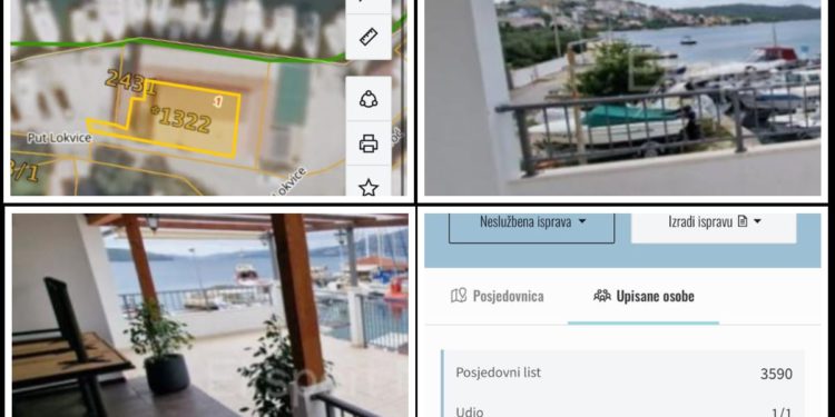 Prodaju ugostiteljski objekt na pomorskom dobru u Okrugu Gornjem, a nemaju ni građevinsku dozvolu i kazneno su prijavljeni!