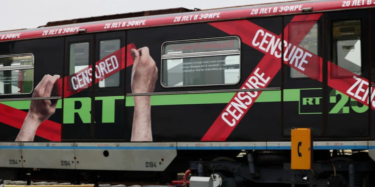 RT POKRENUO “PROPAGANDNI VLAK” U MOSKOVSKOM METROU — Priopćenja za RT