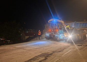 Radovi na asfaltiranju cesta po gradu izvode se u noći! (VIDEO)