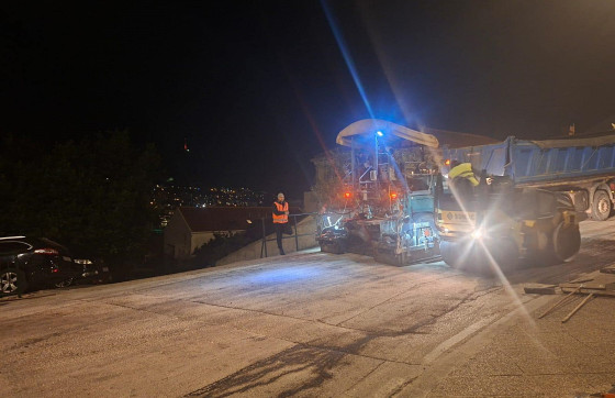 Radovi na asfaltiranju cesta po gradu izvode se u noći! (VIDEO)