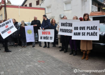 Sindikat pravosuđa HNŽ: ‘Inflacija nam je pojela povećanja, želimo pregovore s Vladom’