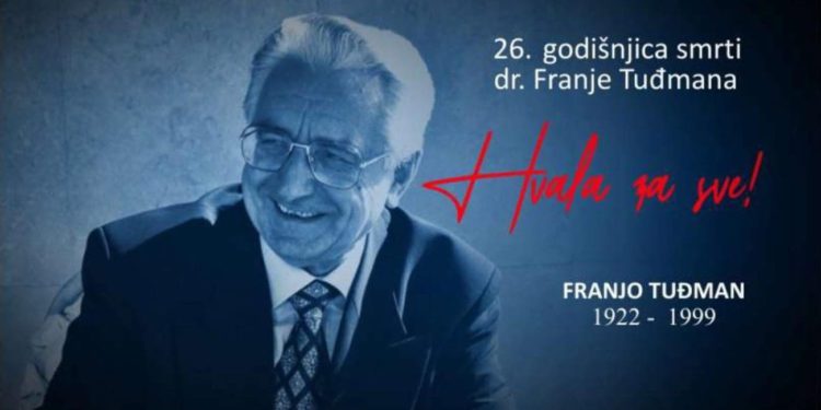 Sinj obilježava 26. obljetnicu smrti prvog hrvatskog predsjednika Franje Tuđmana