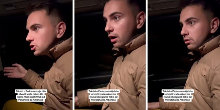 Širi se snimka iz Zadra: Taksist za 3 kilometra vožnje tražio 195 eura?