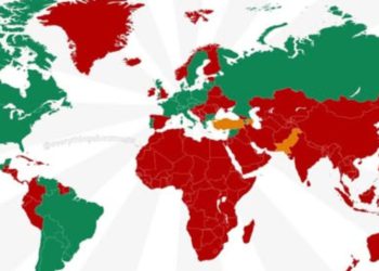 Širi se zanimljiva mapa: Hrvatska na strani Turske, a protiv Amerikanaca