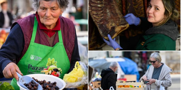 Slobodna Dalmacija – FOTO Na Pazaru nema navale pred Božić; slabo se vade takujini! Hit su samo ‘vitamini’: ‘Virusi…’ Imamo cijene mesa