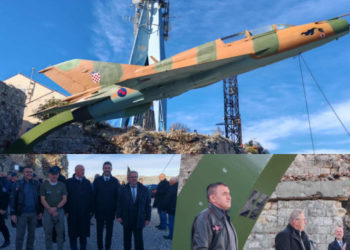 Spomen MiG-21 predstavljen na Srđu: “Riječ je o podsjetniku na jedno od najvažnijih poglavlja novije hrvatske povijesti” (FOTO)