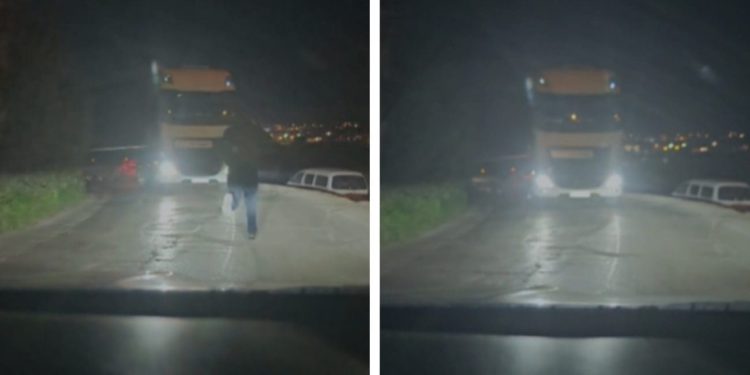 VIDEO Kamion zapeo kod Dioklecijanovog akvedukta, stvorila se gužva u prometu