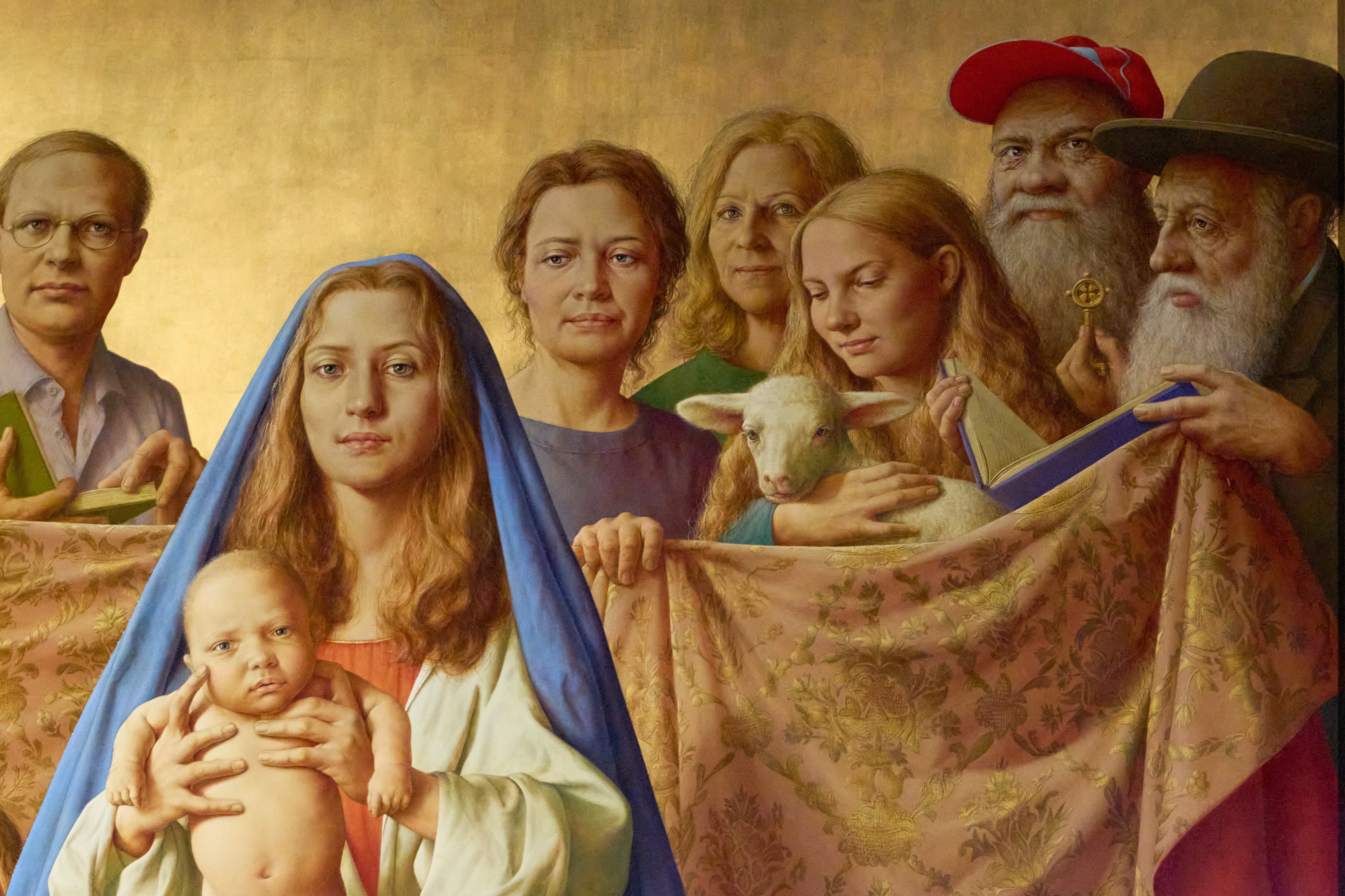 Slika njemačkog umjetnika Michaela Triegela i izložena u kapeli Teutonskog koledža u Vatikanu