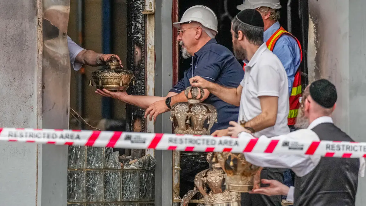 Izraelska sinagoga Adass 6. prosinca 2024. u Melbourneu, Australija.