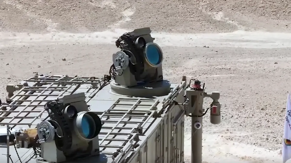 Izraelski laserski sustav Iron Beam.