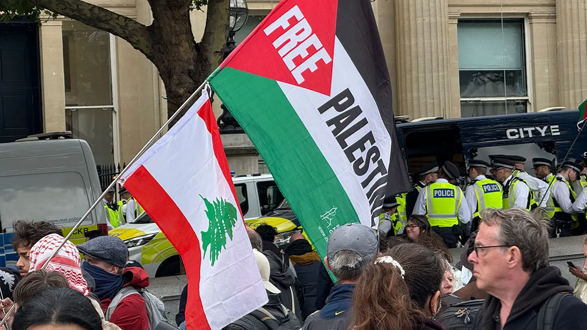 Zastava slobodne Palestine vijori se u Londonu