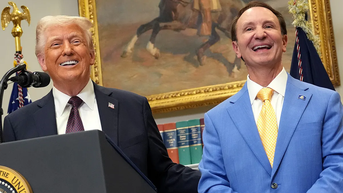 Predsjednik Donald Trump i guverner Louisiane Jeff Landry
