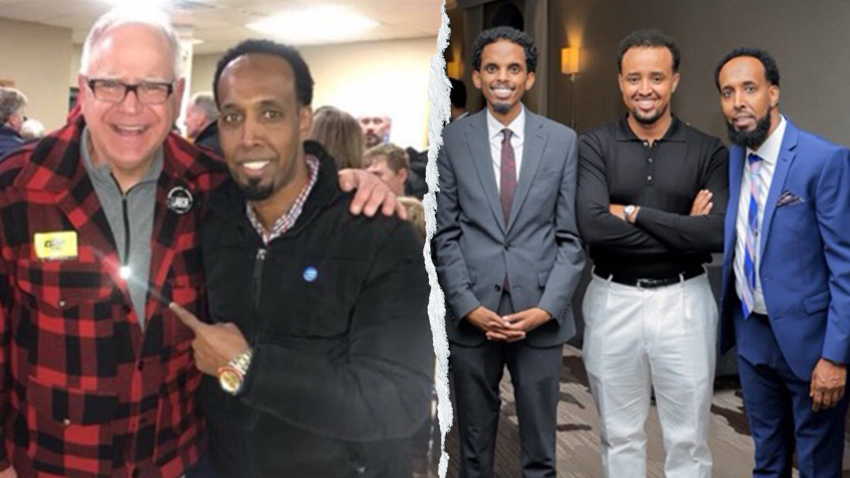 Guverner Tim Walz, Omar Fateh i Jamal Osman sa somalskim ilegalnim strancem