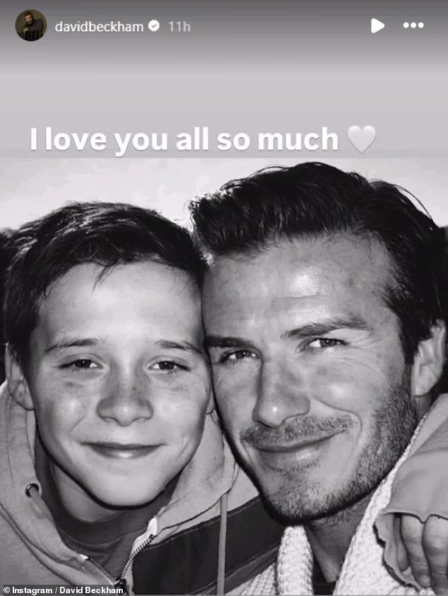 U novogodišnjoj noći, David je izgledao spreman riješiti stvari, podijelivši iskrenu objavu na Instagramu posvećenu svoj djeci