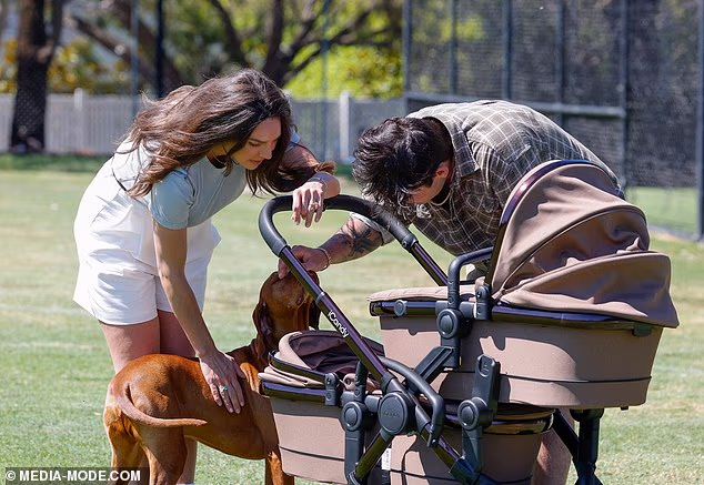 Pas Sol pokazao je mnogo znatiželje oko novih članova obitelji