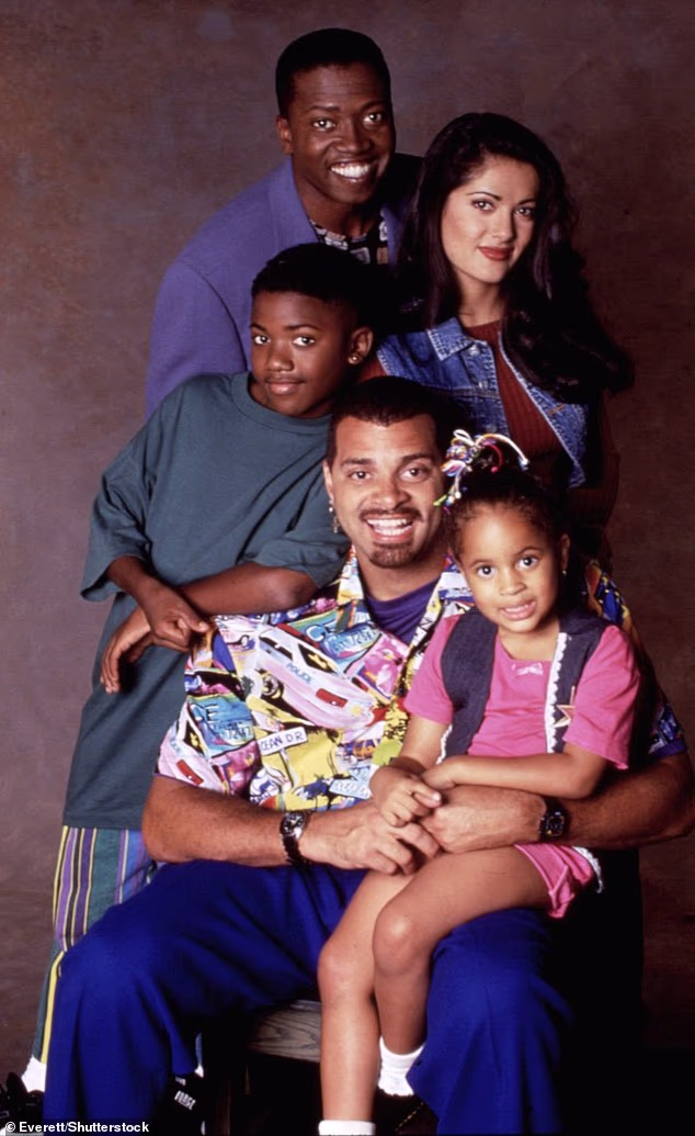 Carter, Willie Norwood, Sinbad, Salma Hayek i Erin Davis u seriji The Sinbad Show iz 1993.