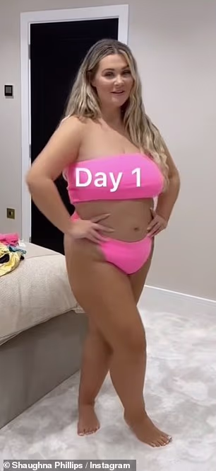 Na slici prije njenog mršavljenja